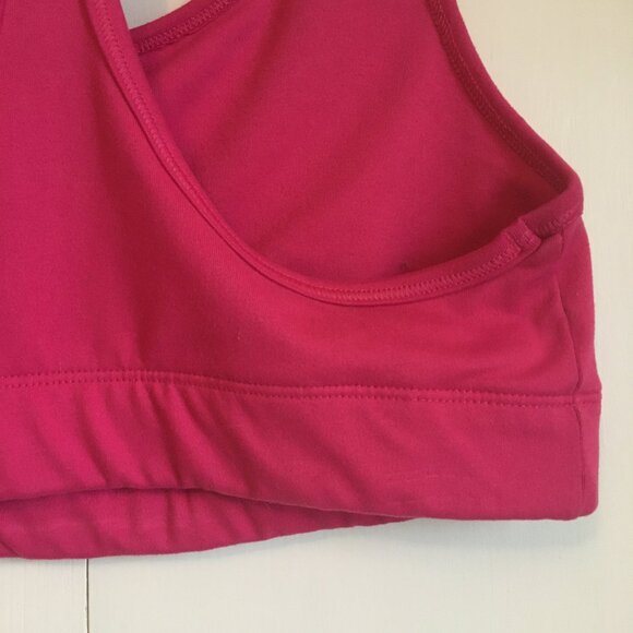 Hot Pink Barbiecore Racerback Sports Bra - Picture 5 of 10
